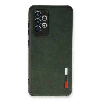 Samsung Galaxy A73 5G Kılıf Loop Deri Silikon - Yeşil