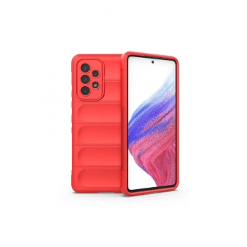 Samsung Galaxy A73 5G Kılıf Optimum Silikon - Kırmızı