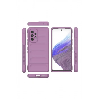 Samsung Galaxy A73 5G Kılıf Optimum Silikon - Mor