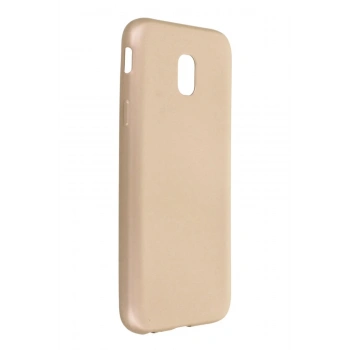 Samsung Galaxy J3 Pro / J330 Kılıf First Silikon - Gold