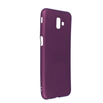 Samsung Galaxy J6 Plus Kılıf First Silikon - Mürdüm