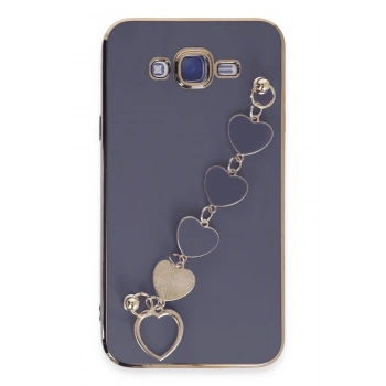 Samsung Galaxy J7 Kılıf Esila Silikon - Gri