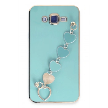 Samsung Galaxy J7 Kılıf Esila Silikon - Su Yeşili