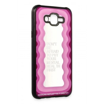 Samsung Galaxy J7 Kılıf Mirror Desenli Kapak - Mirror - 11
