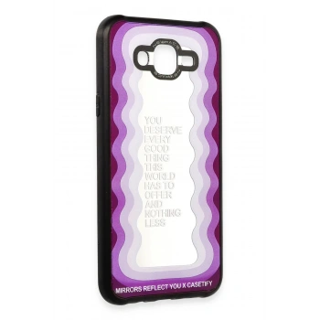 Samsung Galaxy J7 Kılıf Mirror Desenli Kapak - Mirror - 5