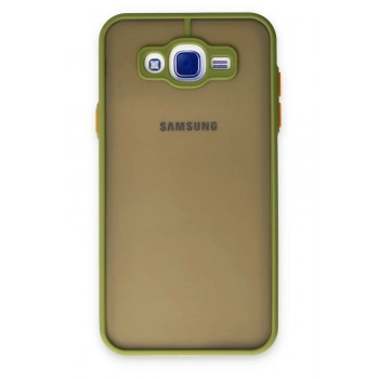 Samsung Galaxy J7 Kılıf Montreal Silikon Kapak - Açık Yeşil