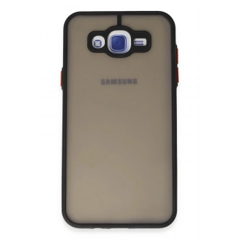 Samsung Galaxy J7 Kılıf Montreal Silikon Kapak - Siyah