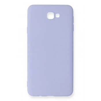 Samsung Galaxy J7 Prime Kılıf Nano içi Kadife Silikon - Lila