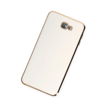 Samsung Galaxy J7 Prime Kılıf Volet Silikon - Beyaz