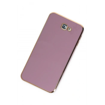 Samsung Galaxy J7 Prime Kılıf Volet Silikon - Mor