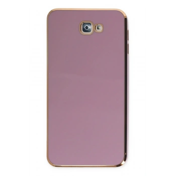 Samsung Galaxy J7 Prime Kılıf Volet Silikon - Mor