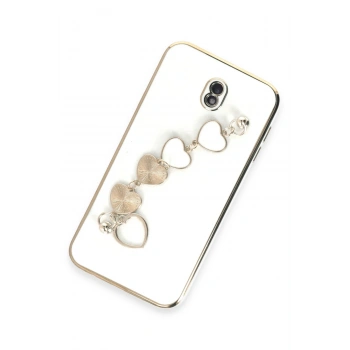 Samsung Galaxy J7 Pro / J730 Kılıf Esila Silikon - Beyaz