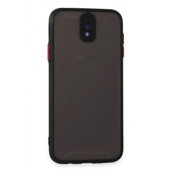 Samsung Galaxy J7 Pro / J730 Kılıf Montreal Silikon Kapak - Siyah