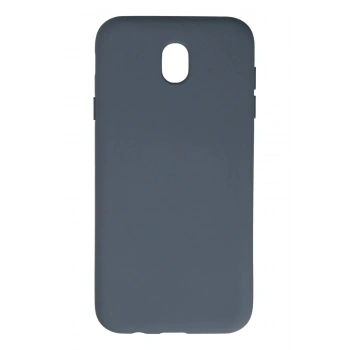Samsung Galaxy J7 Pro / J730 Kılıf Nano içi Kadife Silikon - Gri