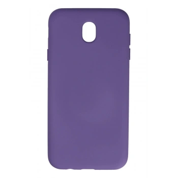 Samsung Galaxy J7 Pro / J730 Kılıf Nano içi Kadife Silikon - Mor