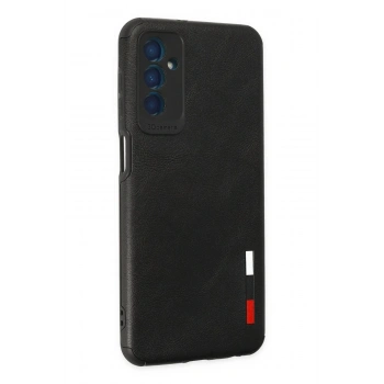 Samsung Galaxy M13 Kılıf Loop Deri Silikon - Siyah