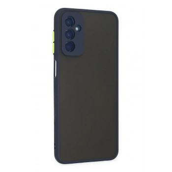 Samsung Galaxy M13 Kılıf Montreal Silikon Kapak - Lacivert