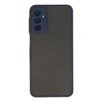 Samsung Galaxy M13 Kılıf Montreal Silikon Kapak - Lacivert