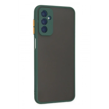 Samsung Galaxy M13 Kılıf Montreal Silikon Kapak - Yeşil