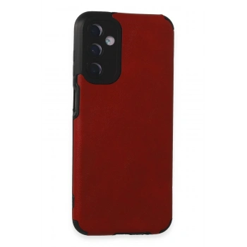 Samsung Galaxy M14 5G Kılıf Loop Deri Silikon - Kırmızı
