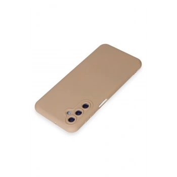 Samsung Galaxy M14 5G Kılıf Nano içi Kadife Silikon - Pudra