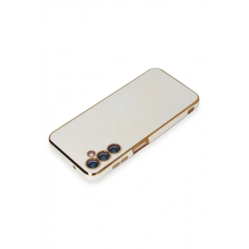 Samsung Galaxy M14 5G Kılıf Volet Silikon - Beyaz