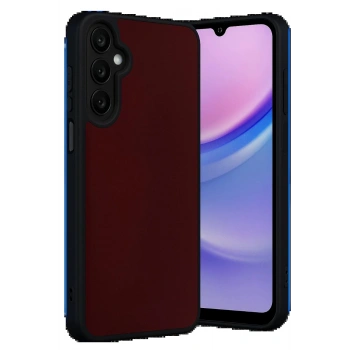 Samsung Galaxy M15 Kılıf Aras Deri Kapak - Bordo