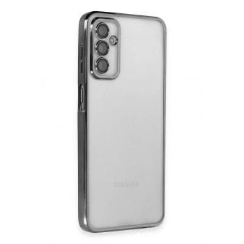 Samsung Galaxy M23 Kılıf Lensli Silikon - Siyah