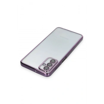 Samsung Galaxy M23 Kılıf Razer Lensli Silikon - Mor