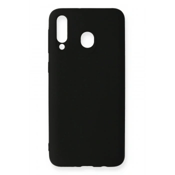Samsung Galaxy M30 Kılıf First Silikon - Siyah