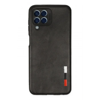Samsung Galaxy M33 Kılıf Loop Deri Silikon - Siyah