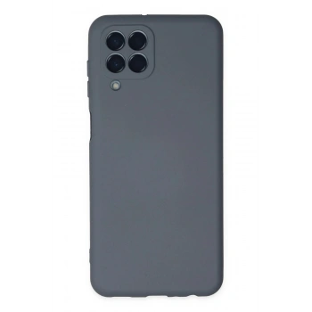 Samsung Galaxy M33 Kılıf Nano içi Kadife Silikon - Gri