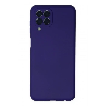 Samsung Galaxy M33 Kılıf Nano içi Kadife Silikon - Mor