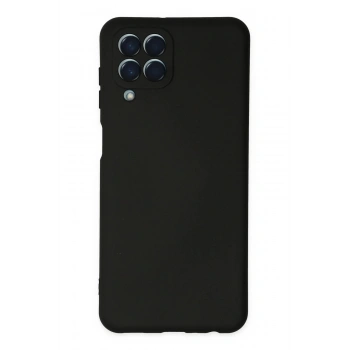 Samsung Galaxy M33 Kılıf Nano içi Kadife Silikon - Siyah