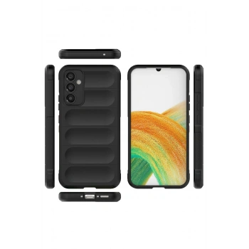 Samsung Galaxy M34 5G Kılıf Optimum Silikon - Siyah