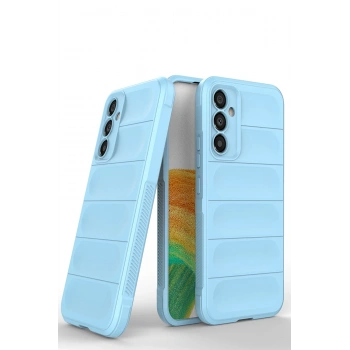 Samsung Galaxy M34 5G Kılıf Optimum Silikon - Sky Blue