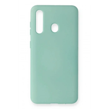 Samsung Galaxy M40 Kılıf Nano içi Kadife Silikon - Turkuaz