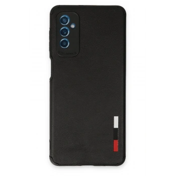 Samsung Galaxy M52 5G Kılıf Loop Deri Silikon - Siyah