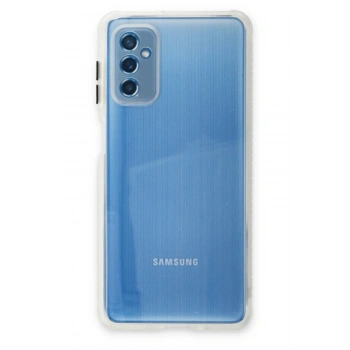 Samsung Galaxy M52 5G Kılıf Miami Şeffaf Silikon - Şeffaf