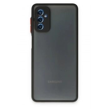 Samsung Galaxy M52 5G Kılıf Montreal Silikon Kapak - Siyah