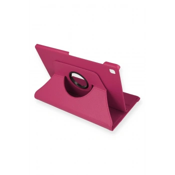 Samsung Galaxy P610 Tab S6 Lite 10.4 Kılıf 360 Tablet Deri Kılıf - Pembe