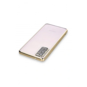 Samsung Galaxy S20 FE Kılıf Razer Lensli Silikon - Gold