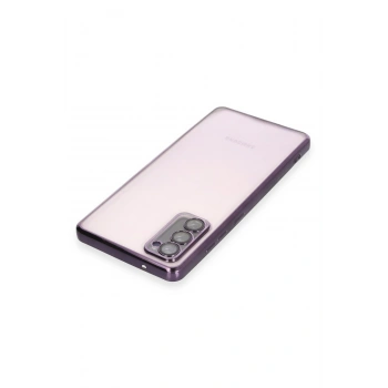 Samsung Galaxy S20 FE Kılıf Razer Lensli Silikon - Mor