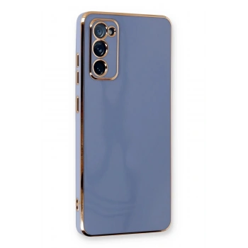 Samsung Galaxy S20 FE Kılıf Volet Silikon - Mavi