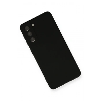 Samsung Galaxy S21 FE Kılıf Nano içi Kadife Silikon - Siyah