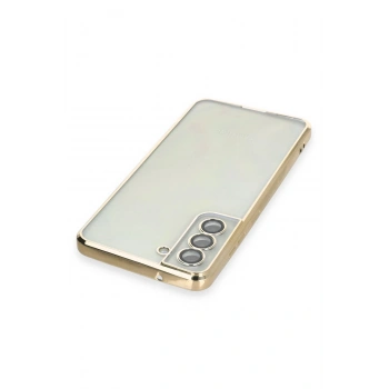 Samsung Galaxy S21 FE Kılıf Razer Lensli Silikon - Gold