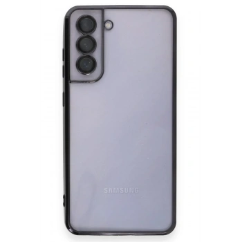Samsung Galaxy S21 FE Kılıf Razer Lensli Silikon - Siyah