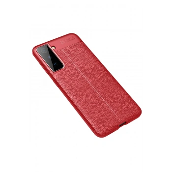 Samsung Galaxy S21 Kılıf Auto Focus Kapak - Kırmızı