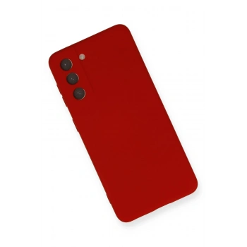 Samsung Galaxy S21 Kılıf Nano içi Kadife Silikon - Kırmızı