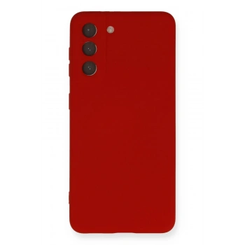 Samsung Galaxy S21 Kılıf Nano içi Kadife Silikon - Kırmızı